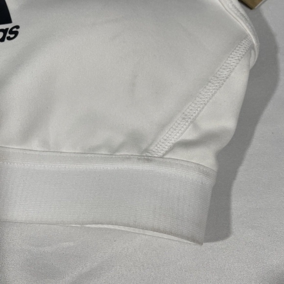 NWD Adidas [ XS‎ ] Don't Rest Alphaskin Racerback Sports Bra White - Picture 4 of 12
